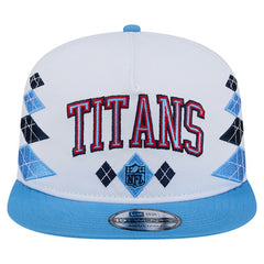 Tennessee Titans New Era Argyle 19TWENTY Adjustable Hat White