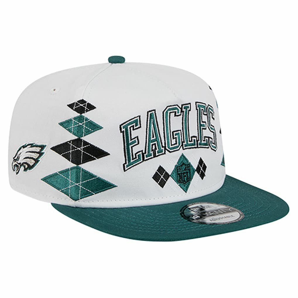 Philadelphia Eagles New Era Argyle 19TWENTY Adjustable Hat White