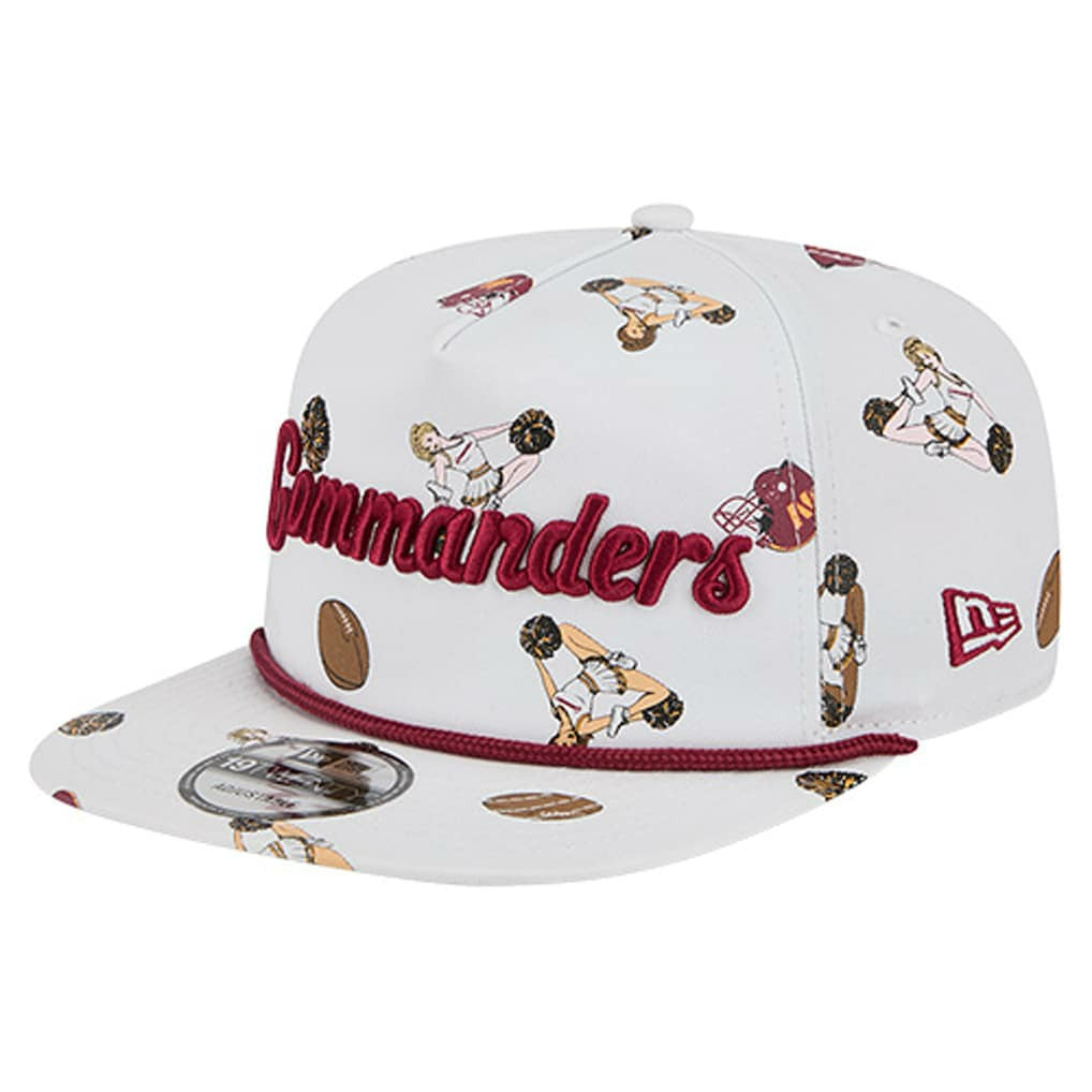 Washington Commanders New Era Team Cheer 19TWENTY Snapback Hat White