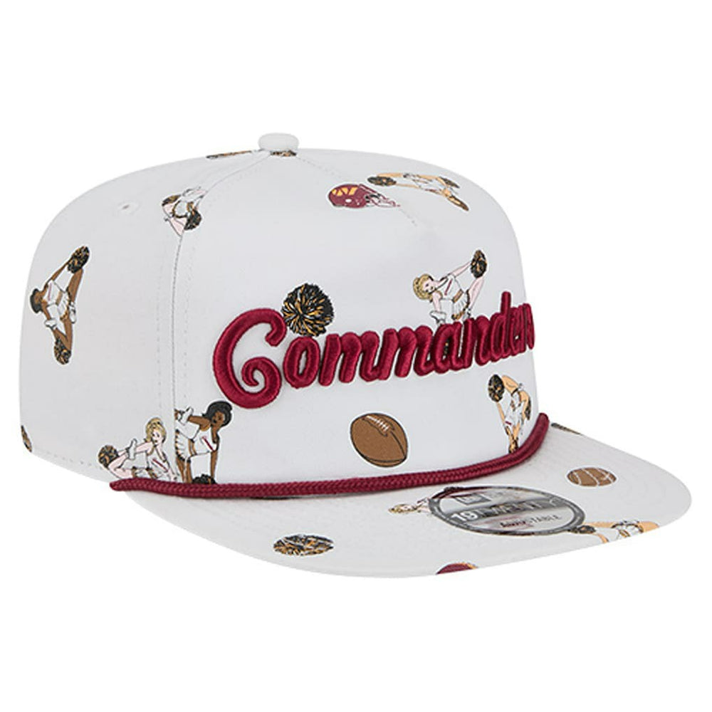 Washington Commanders New Era Team Cheer 19TWENTY Snapback Hat White