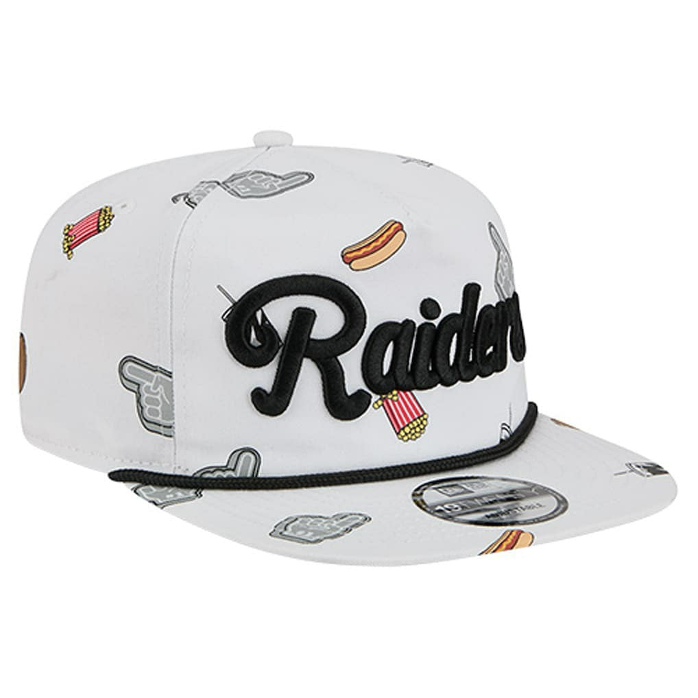 Las Vegas Raiders New Era Team Cheer 19TWENTY Snapback Hat White