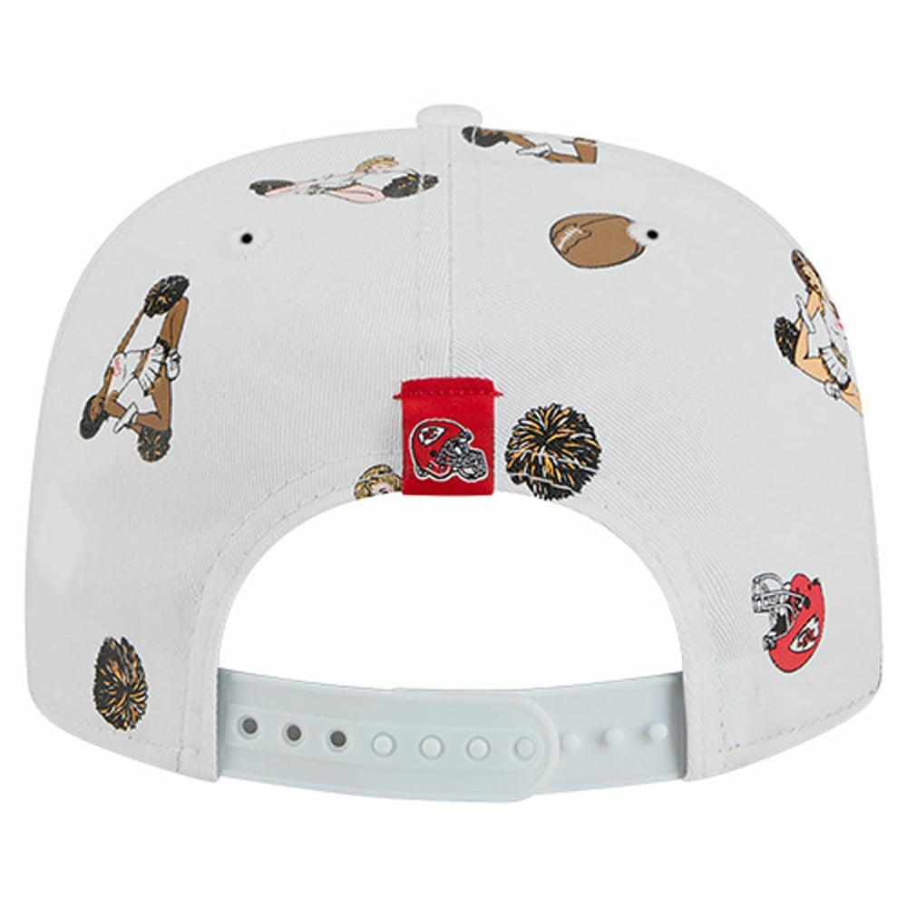 Kansas City Chiefs New Era Team Cheer 19TWENTY Snapback Hat White