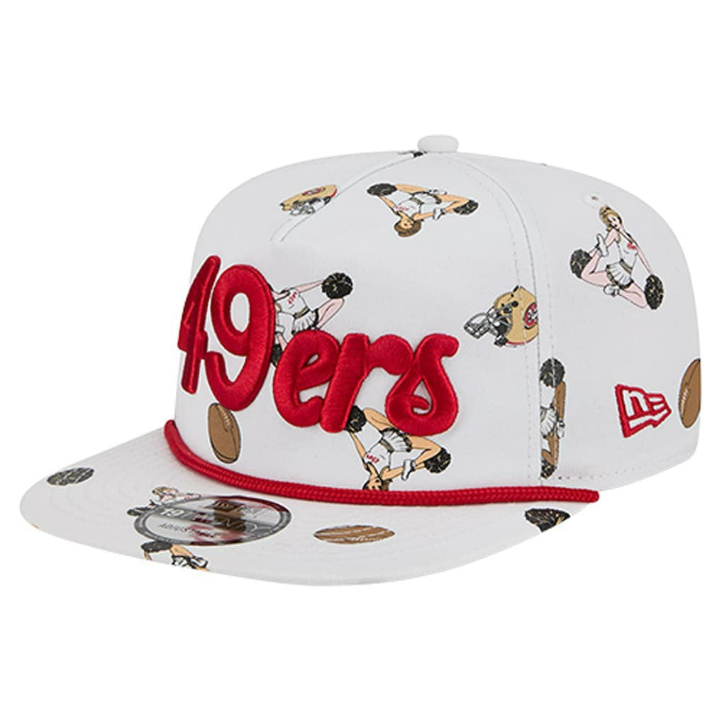 San Francisco 49ers New Era Team Cheer 19TWENTY Snapback Hat White