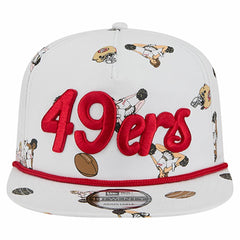San Francisco 49ers New Era Team Cheer 19TWENTY Snapback Hat White