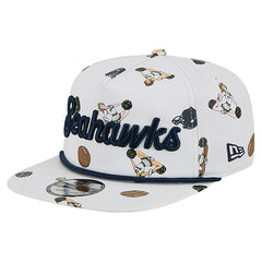 Seattle Seahawks New Era Team Cheer 19TWENTY Snapback Hat White