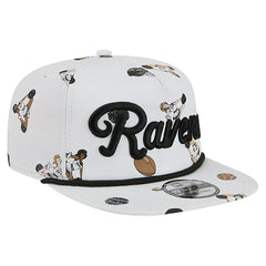 Baltimore Ravens New Era Team Cheer 19TWENTY Snapback Hat White