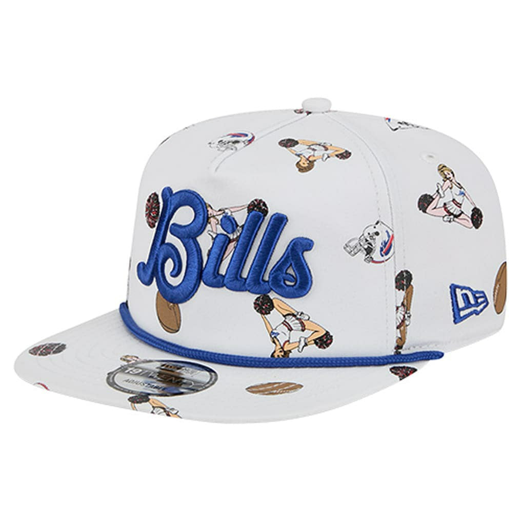 Buffalo Bills New Era Team Cheer 19TWENTY Snapback Hat White