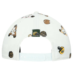 Green Bay Packers New Era Team Cheer 19TWENTY Snapback Hat White