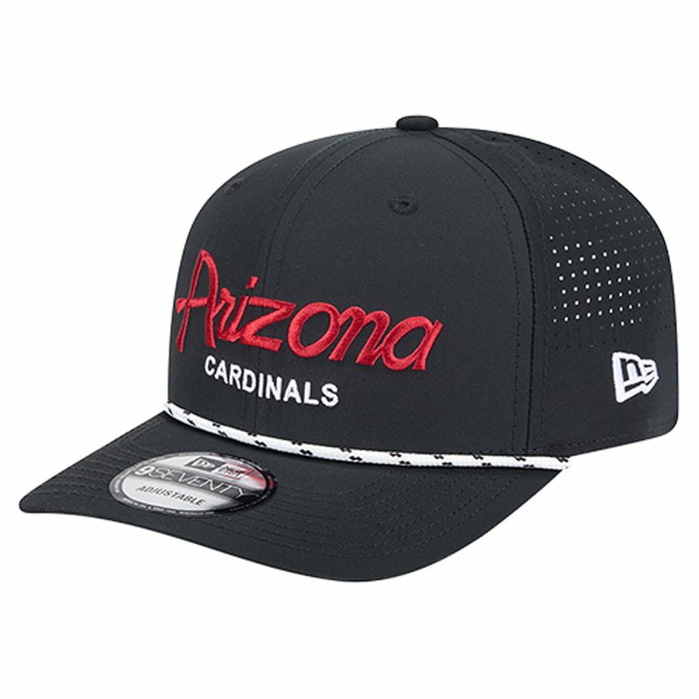 Arizona Cardinals New Era Script 9SEVENTY Adjustable Hat Black