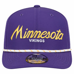 Minnesota Vikings New Era Script 9SEVENTY Adjustable Hat Purple