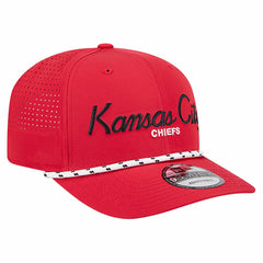 Kansas City Chiefs New Era Script 9SEVENTY Adjustable Hat Red