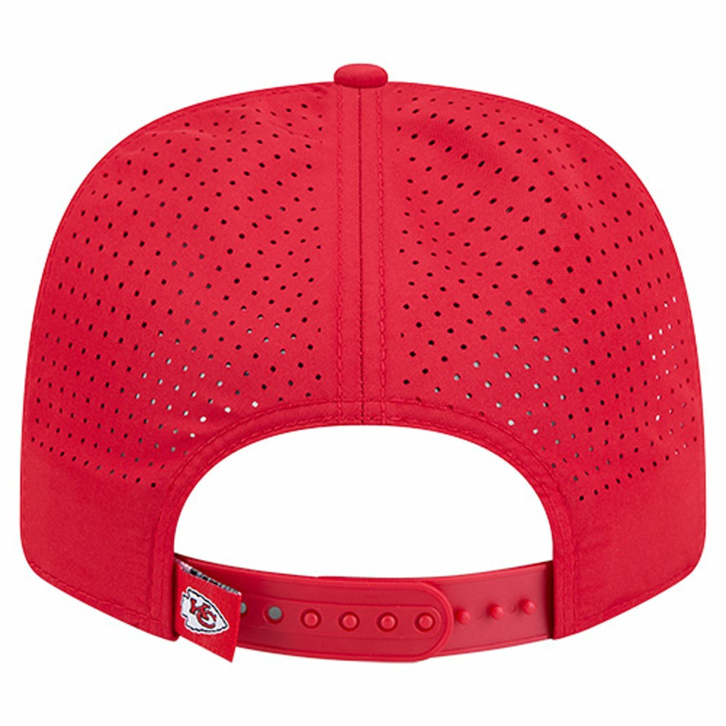 Kansas City Chiefs New Era Script 9SEVENTY Adjustable Hat Red