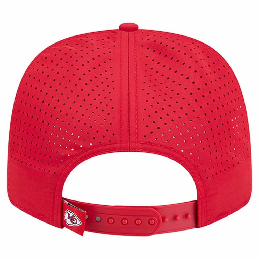 Kansas City Chiefs New Era Script 9SEVENTY Adjustable Hat Red