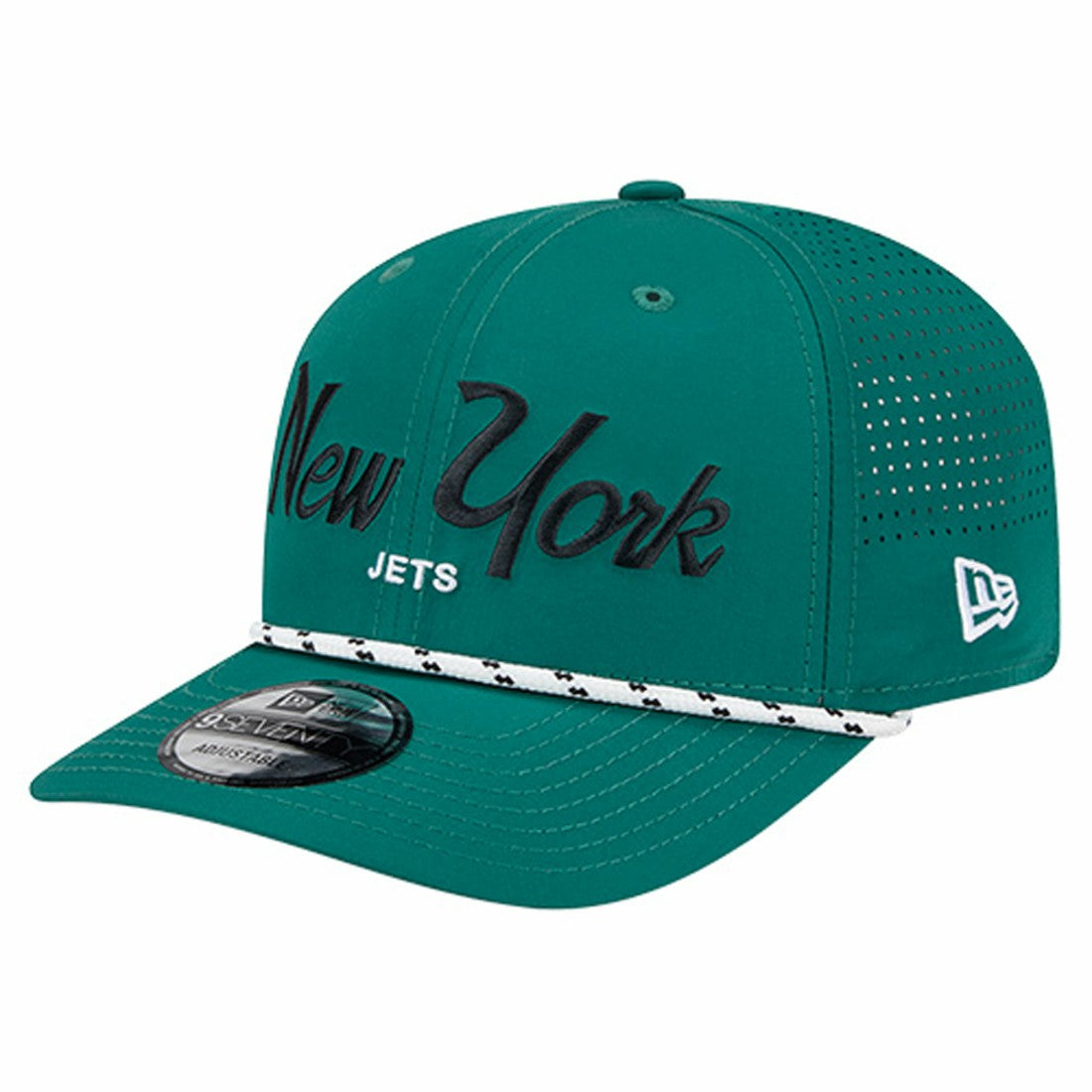 New York Jets New Era Script 9SEVENTY Adjustable Hat Green