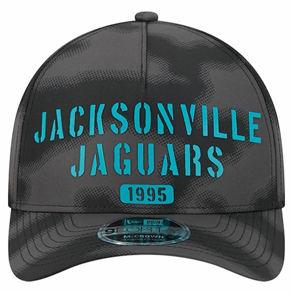 Jacksonville Jaguars New Era Halftone Camo 9FORTY Hat Gray