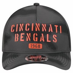 Cincinnati Bengals New Era Halftone Camo 9FORTY Hat Gray
