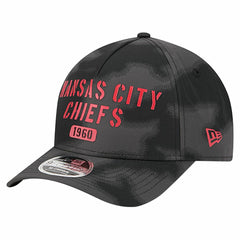 Kansas City Chiefs New Era Halftone Camo 9FORTY Hat Gray