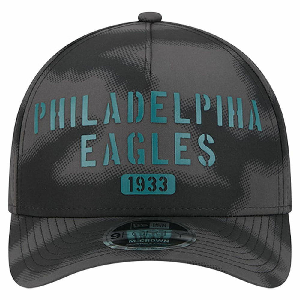 Philadelphia Eagles New Era Halftone Camo 9FORTY Hat Gray