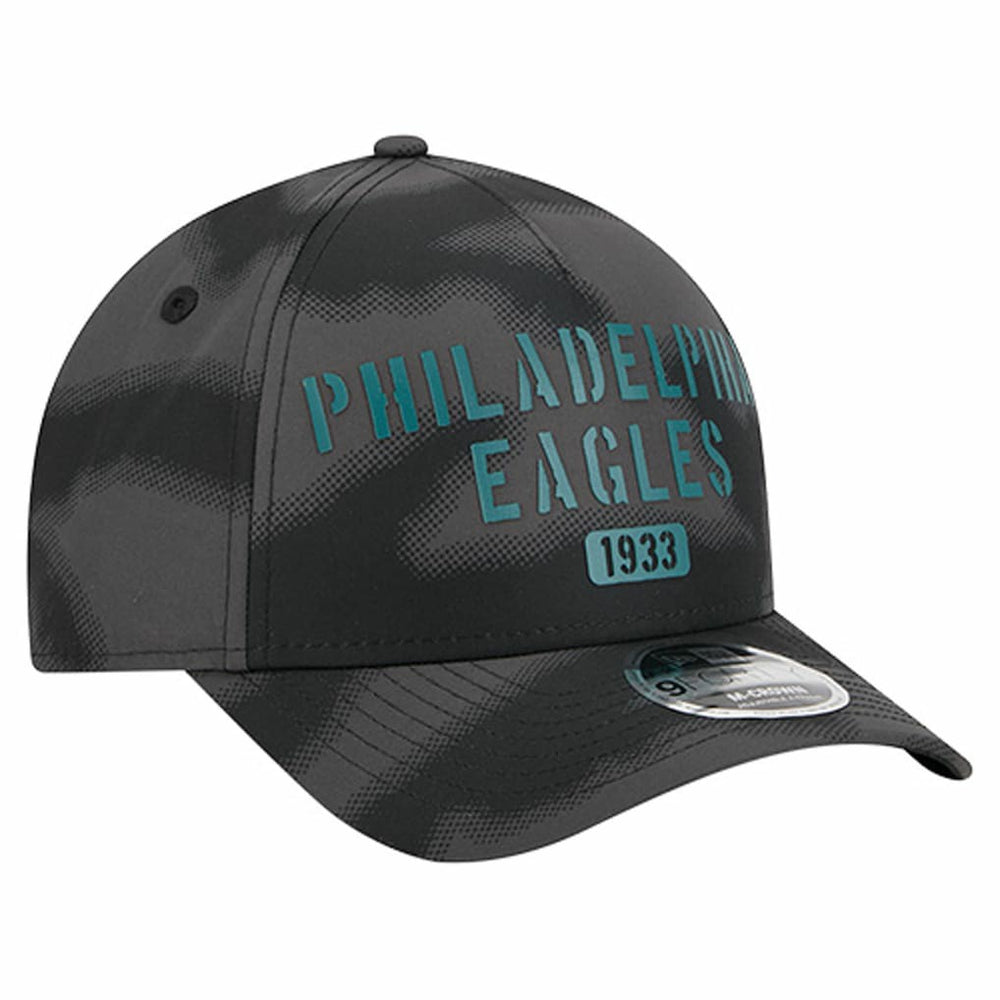 Philadelphia Eagles New Era Halftone Camo 9FORTY Hat Gray