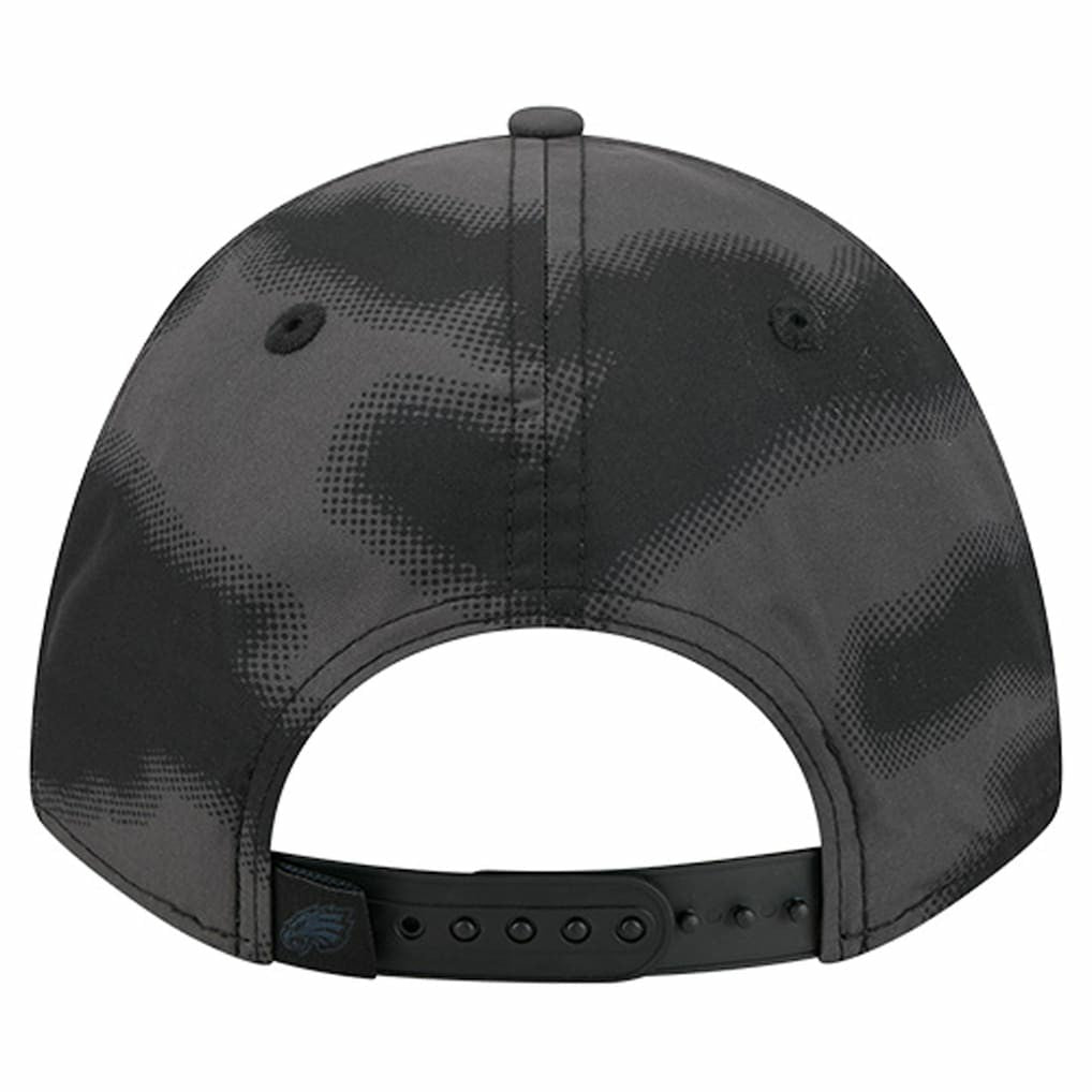 Philadelphia Eagles New Era Halftone Camo 9FORTY Hat Gray