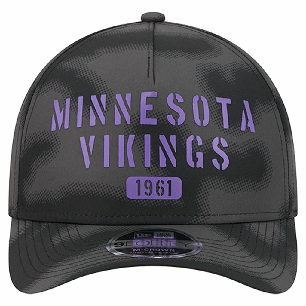 Minnesota Vikings New Era Halftone Camo 9FORTY Hat Gray