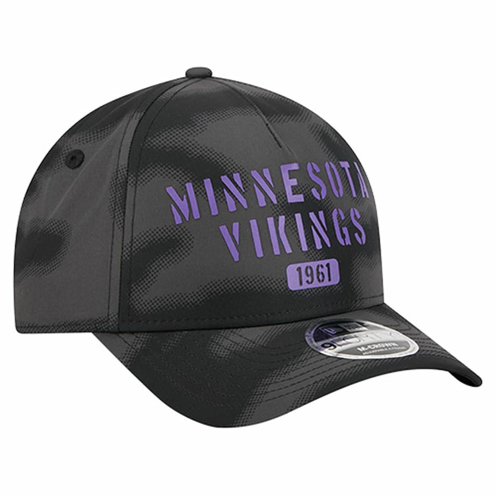 Minnesota Vikings New Era Halftone Camo 9FORTY Hat Gray