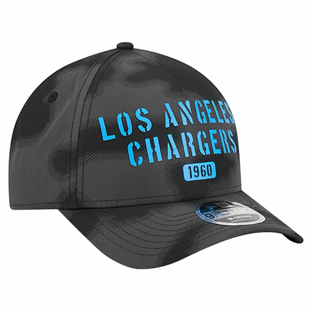 Los Angeles Chargers New Era Halftone Camo 9FORTY Hat Gray