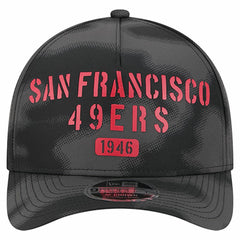 San Francisco 49ers New Era Halftone Camo 9FORTY Hat Gray