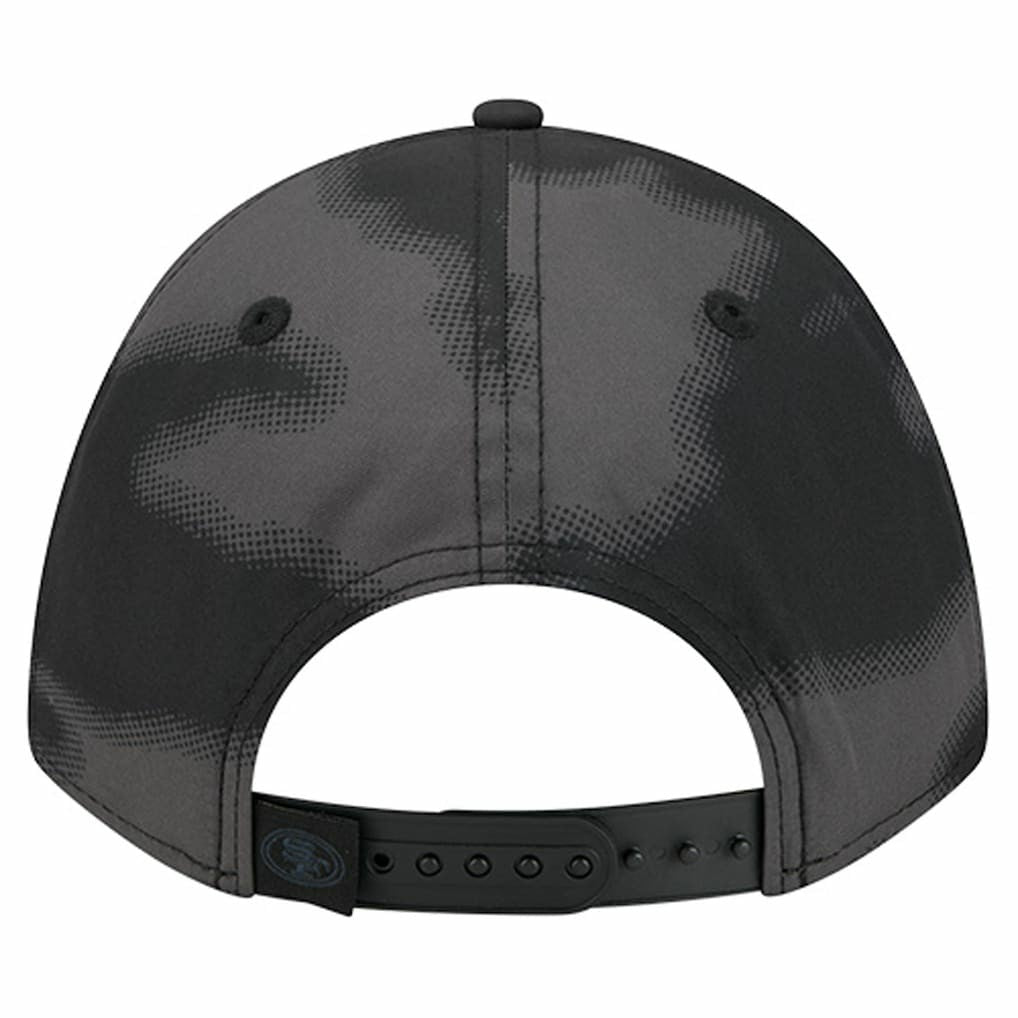 San Francisco 49ers New Era Halftone Camo 9FORTY Hat Gray