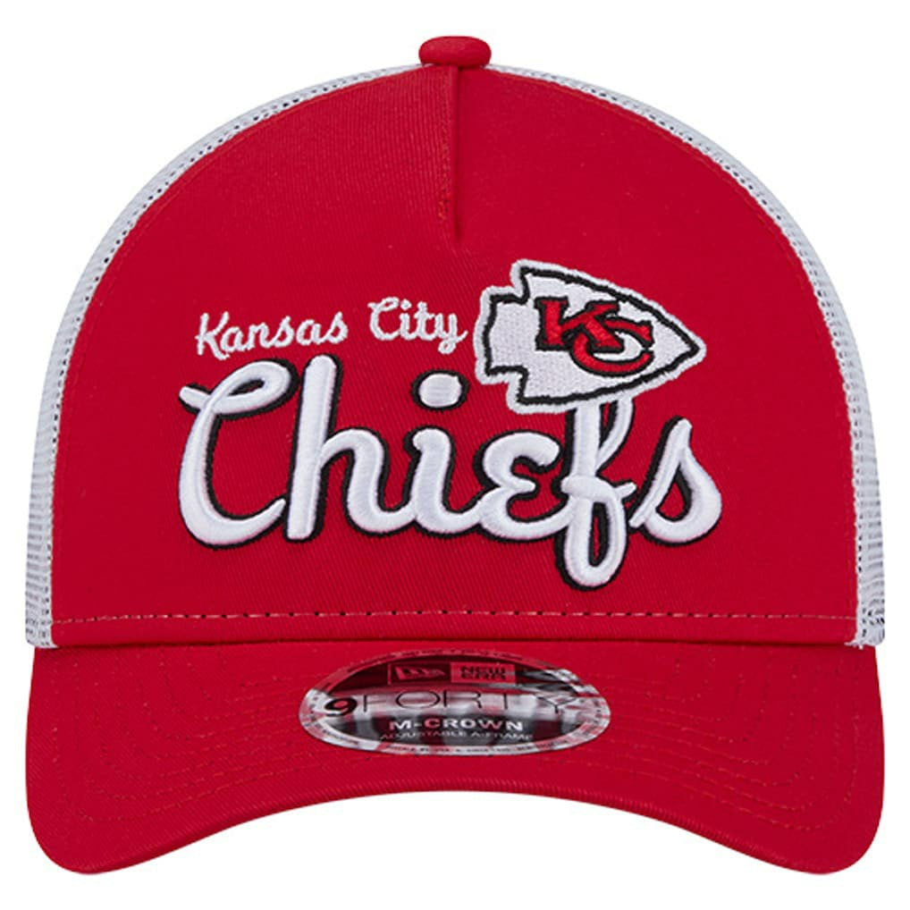 Kansas City Chiefs New Era Side Lines 9FORTY Adjustable Hat Red