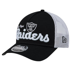 Las Vegas Raiders New Era Side Lines 9FORTY Adjustable Hat Black