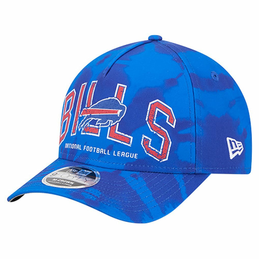 Buffalo Bills New Era Tie Dye Fade 9Forty M-Crown A-Frame Adjustable Hat Royal