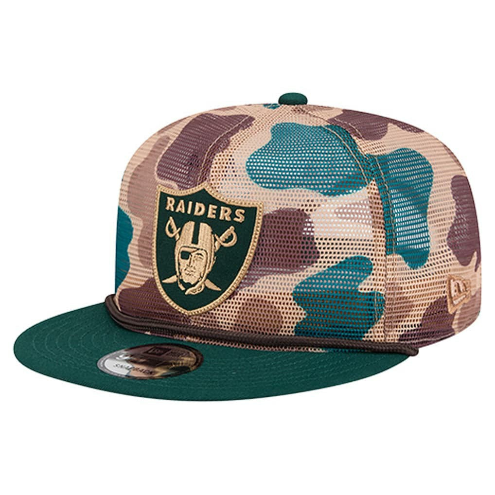 Las Vegas Raiders New Era Duck Camo 9FIFTY Snapback Hat Camo