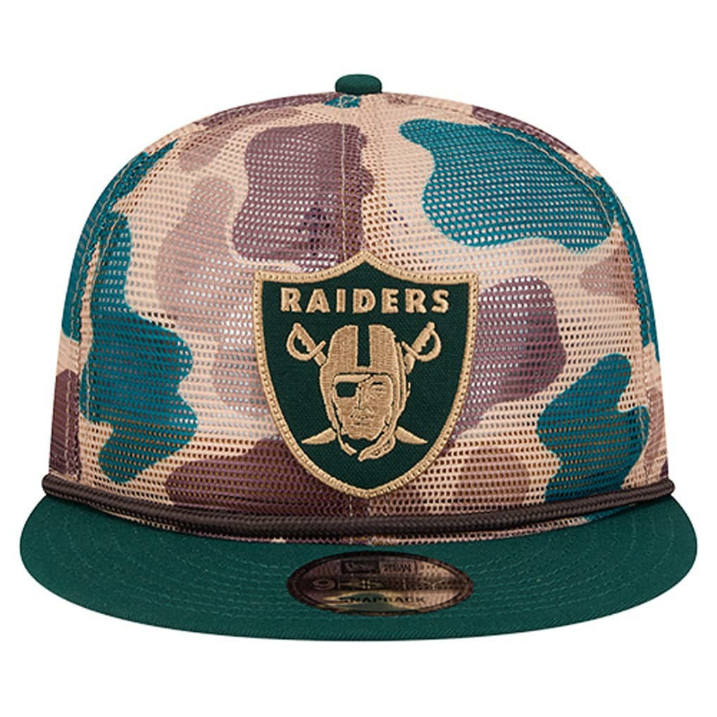 Las Vegas Raiders New Era Duck Camo 9FIFTY Snapback Hat Camo