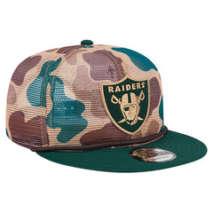 Las Vegas Raiders New Era Duck Camo 9FIFTY Snapback Hat Camo