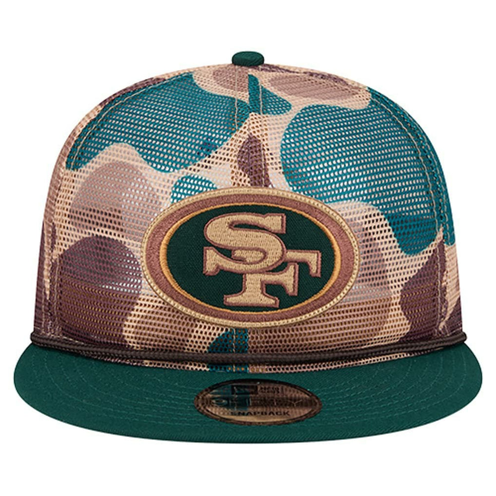 San Francisco 49ers New Era Duck Camo 9FIFTY Snapback Hat Camo