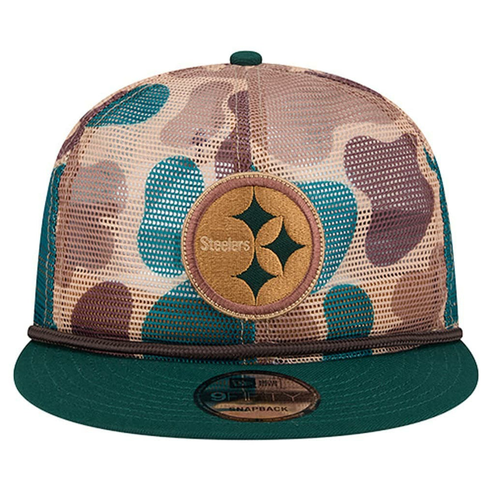 Pittsburgh Steelers New Era Duck Camo 9FIFTY Snapback Hat Camo