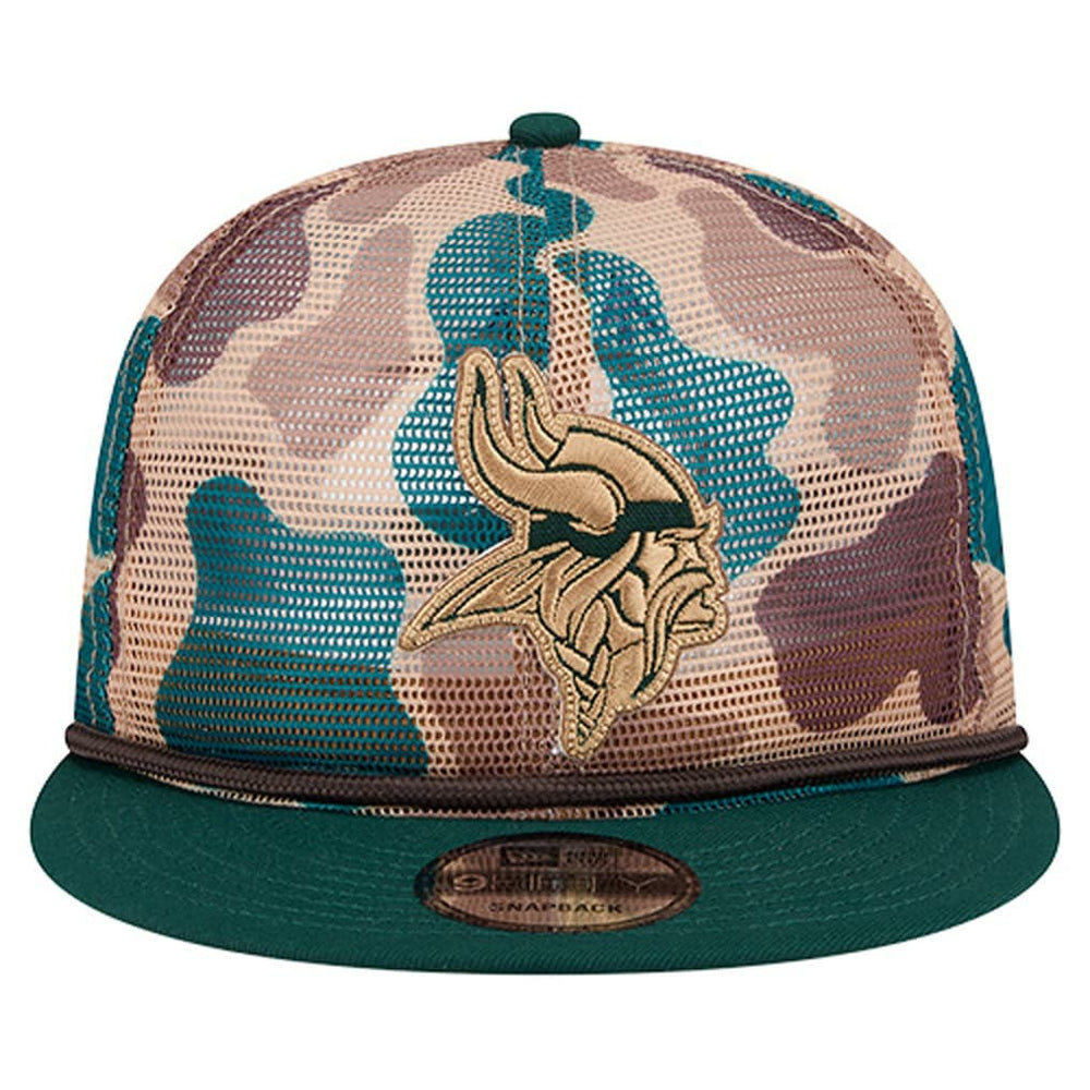 Minnesota Vikings New Era Duck Camo 9FIFTY Snapback Hat Camo