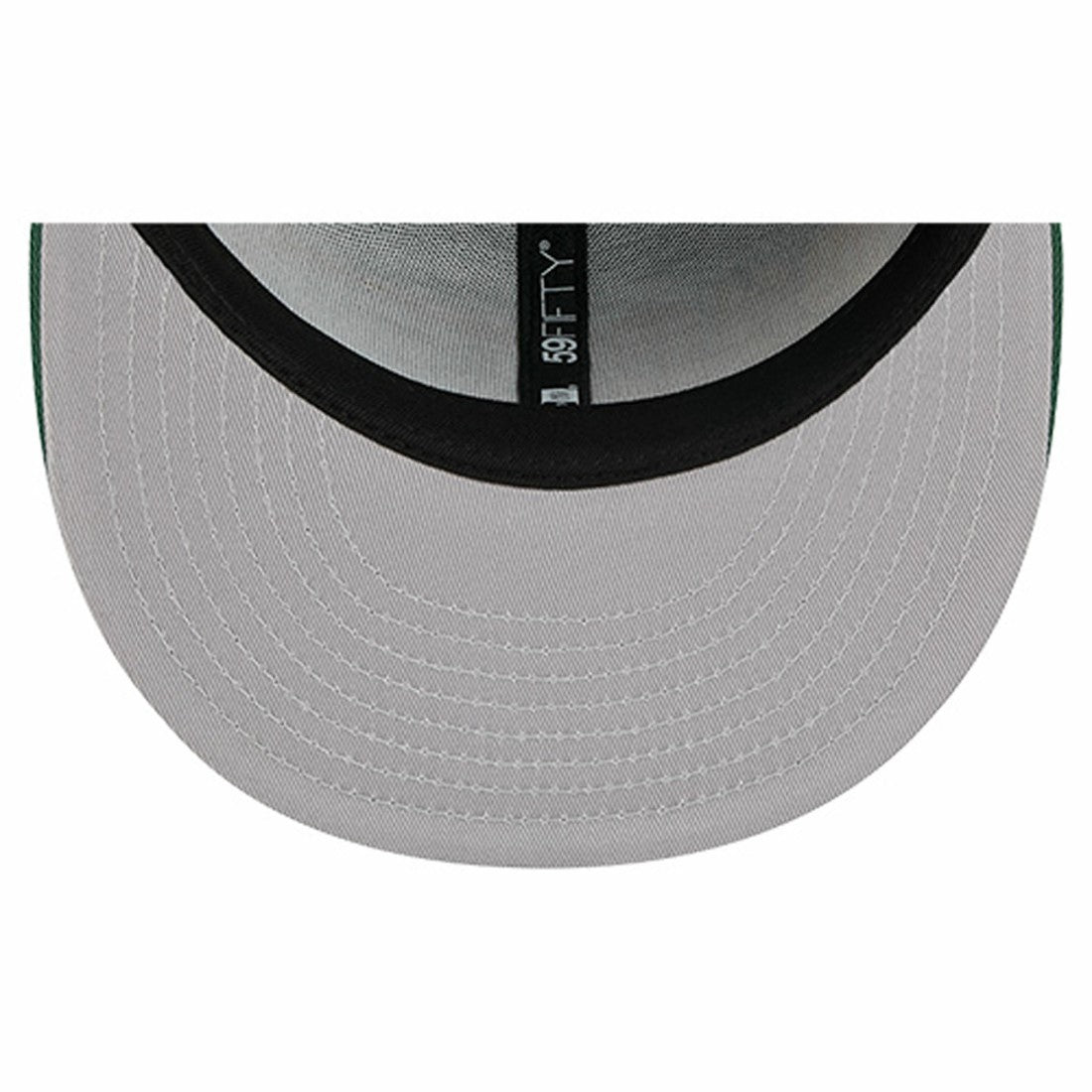 Green Bay Packers New Era Overlap Wordmark 59FIFTY Fitted Hat Green