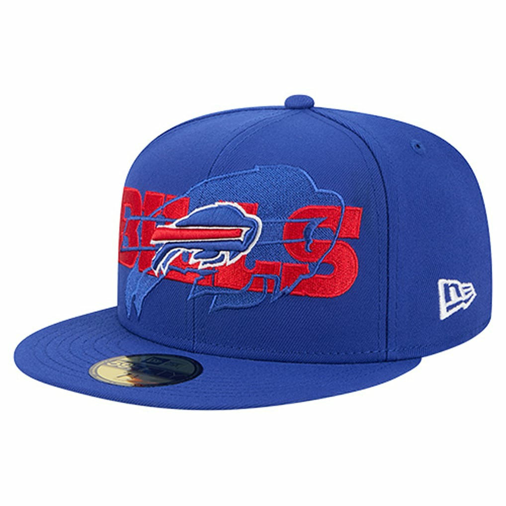 Buffalo Bills New Era Overlap Wordmark 59FIFTY Fitted Hat Royal