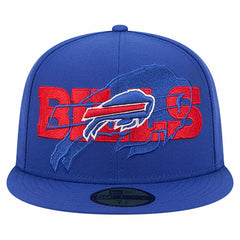 Buffalo Bills New Era Overlap Wordmark 59FIFTY Fitted Hat Royal