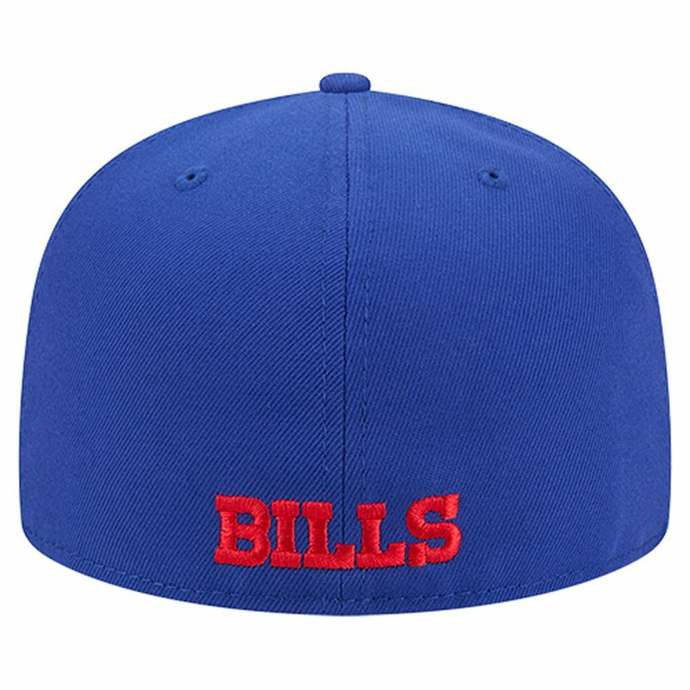 Buffalo Bills New Era Overlap Wordmark 59FIFTY Fitted Hat Royal