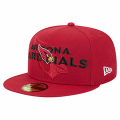 Arizona Cardinals New Era Overlap Wordmark 59FIFTY Fitted Hat Cardinal