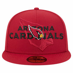 Arizona Cardinals New Era Overlap Wordmark 59FIFTY Fitted Hat Cardinal