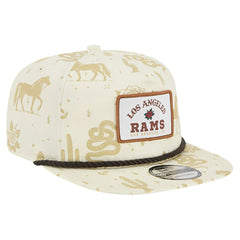 Los Angeles Rams New Era Desert Rose 19TWENTY Adjustable Hat Cream