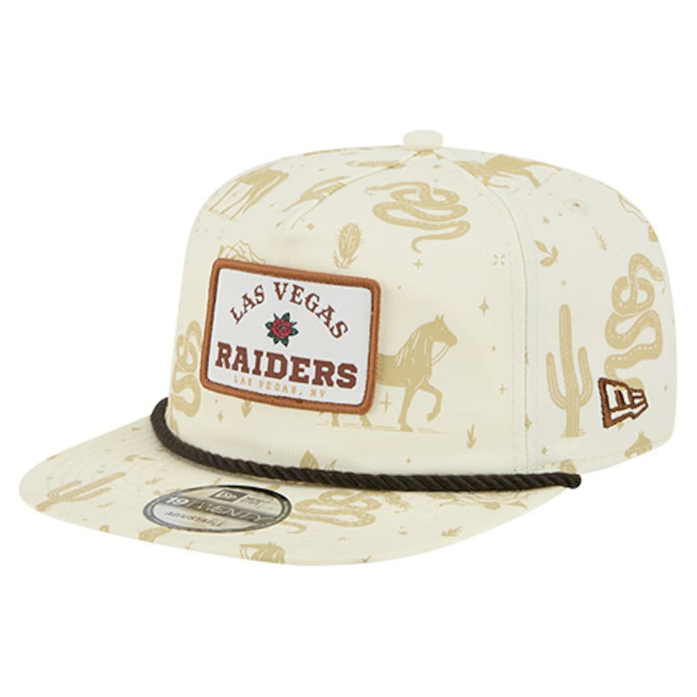 Las Vegas Raiders New Era Desert Rose 19TWENTY Adjustable Hat Cream