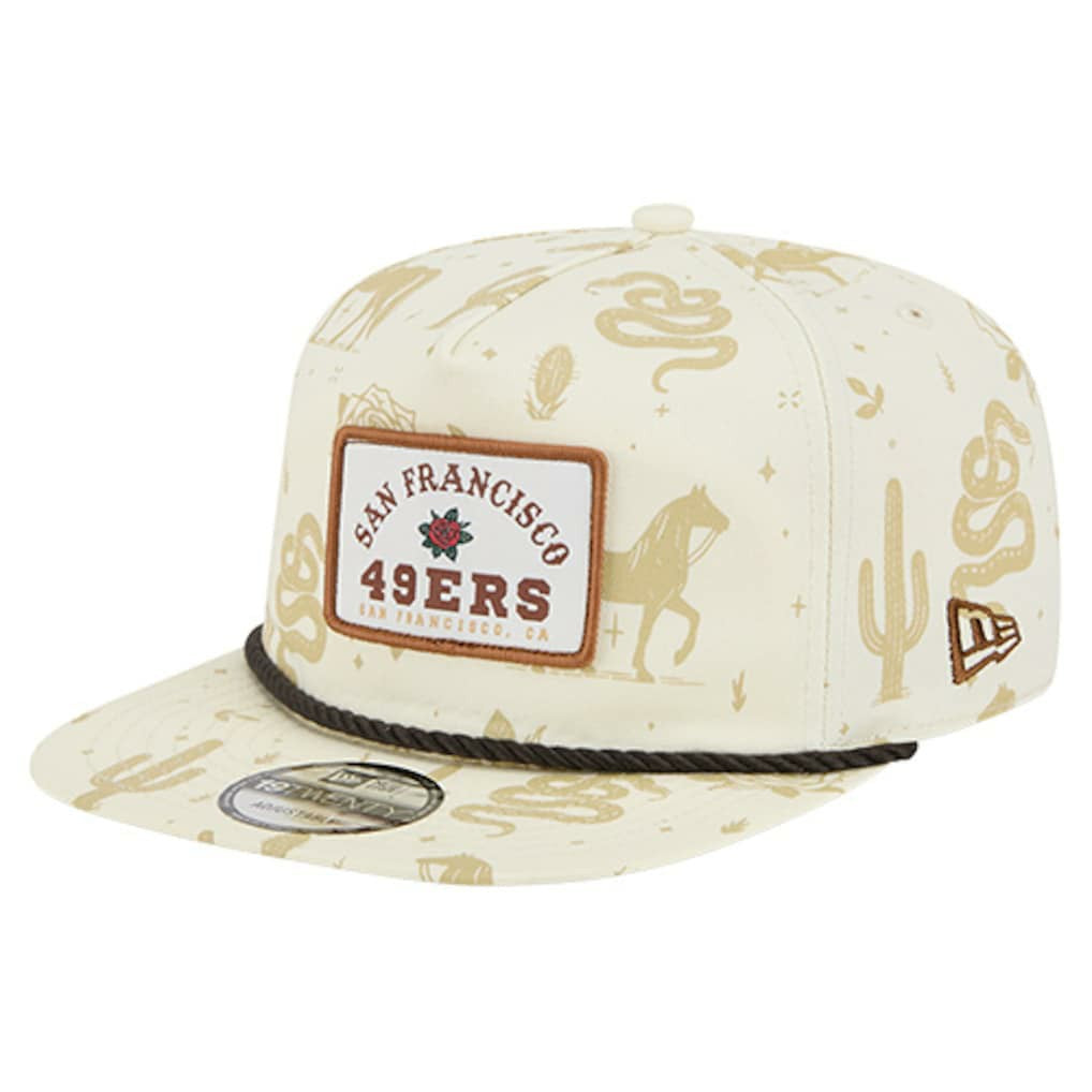 San Francisco 49ers New Era Desert Rose 19TWENTY Adjustable Hat Cream