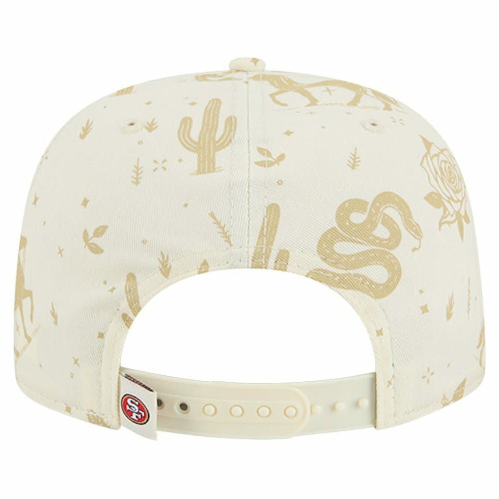 San Francisco 49ers New Era Desert Rose 19TWENTY Adjustable Hat Cream
