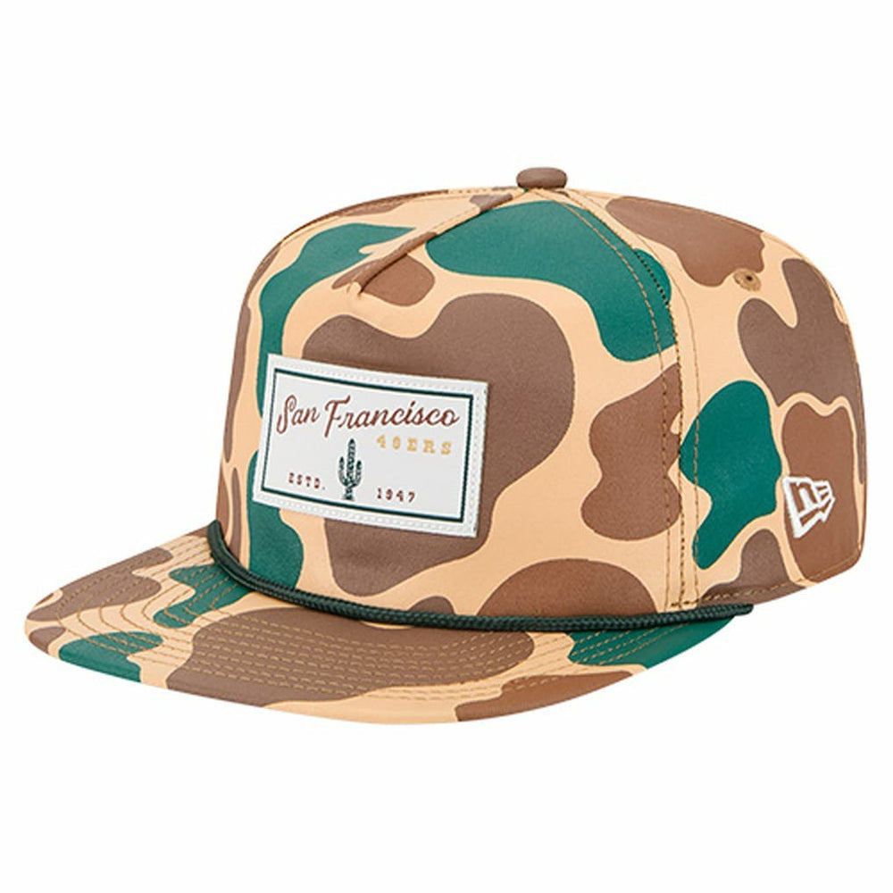 San Francisco 49ers New Era Duck Rope 19TWENTY Snapback Hat Camo
