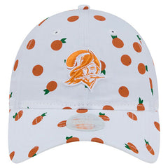 Tampa Bay Buccaneers New Era Women's Fruit Pattern 9TWENTY Adjustable Hat White